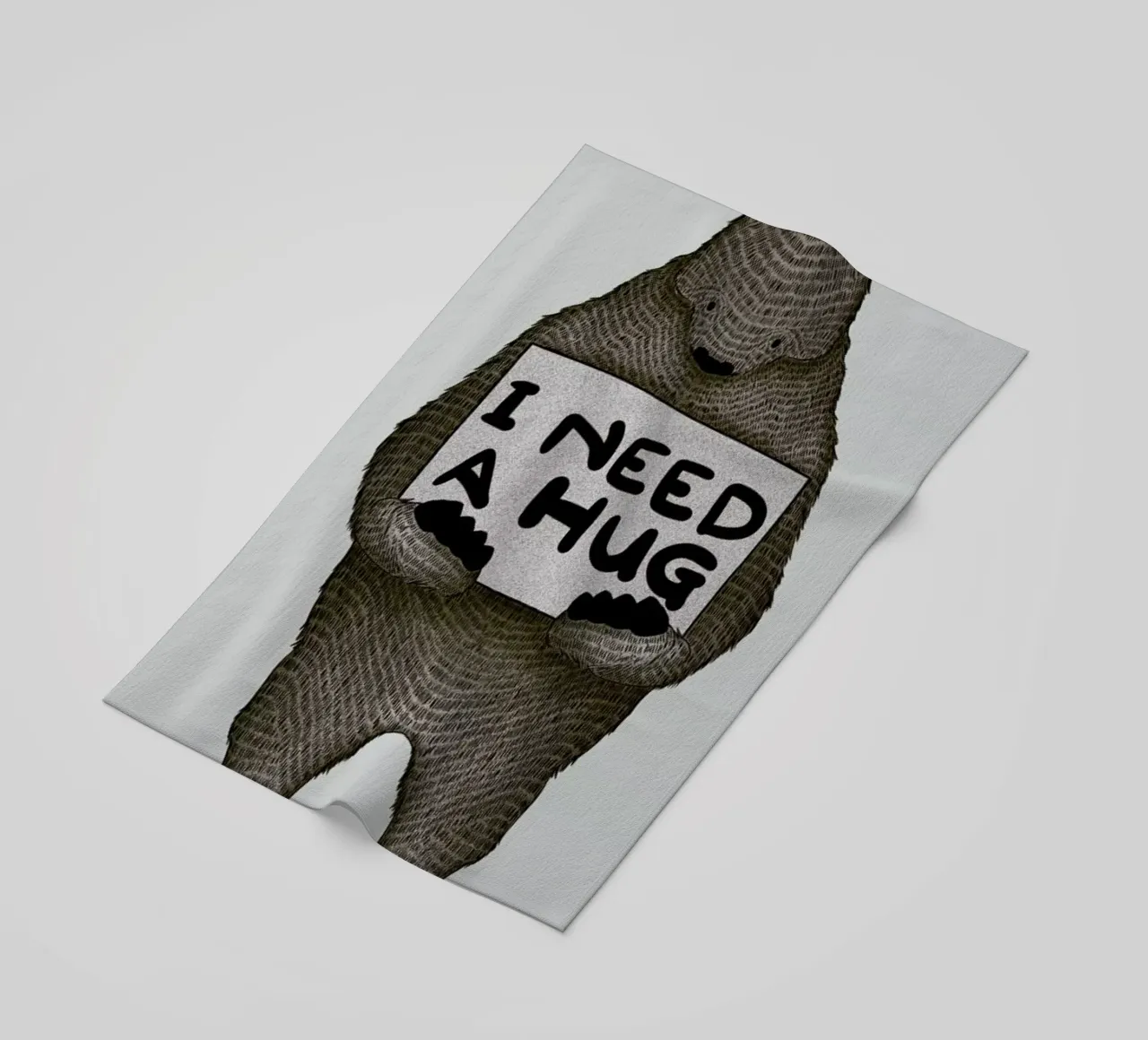 I Need a Hug toalla de playa de Tobe Fonseca