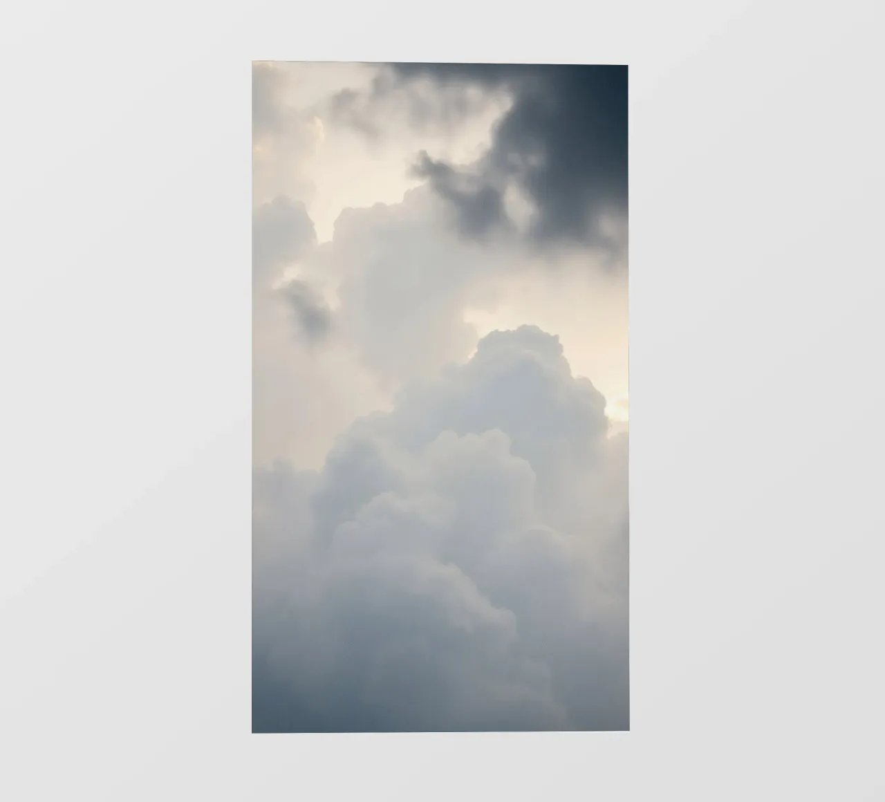 Sky filled with soft clouds and light hues a calm and sooth backlit film by DesignDoodle