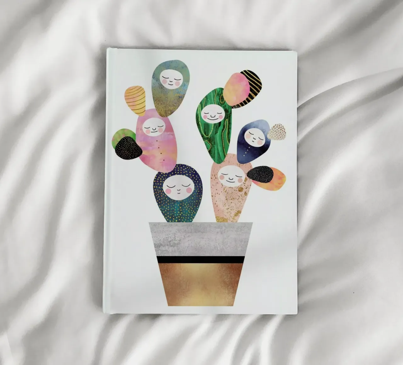 Sleepy Cactus notebook by Elisabeth Fredriksson