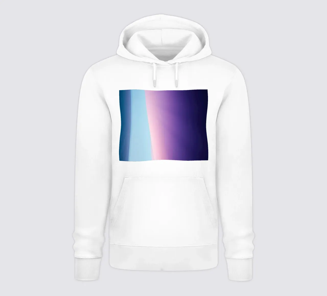 Vibrant abstract design featuring soft gradients and light hoodie by DesignDoodle