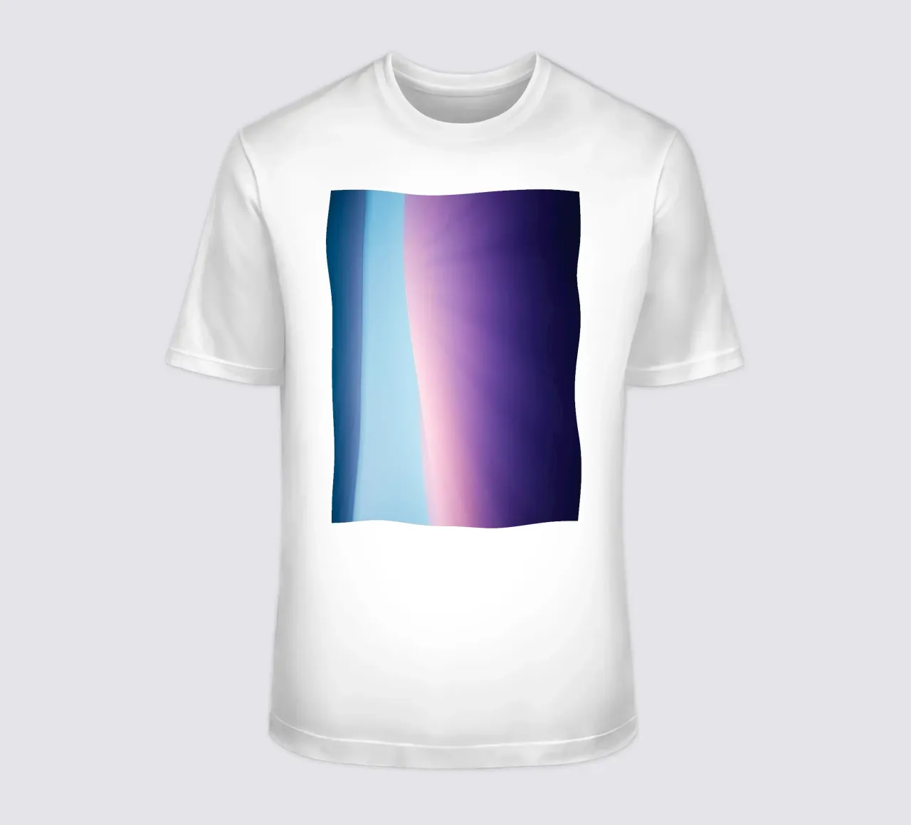Vibrant abstract design featuring soft gradients and light t-shirt by DesignDoodle