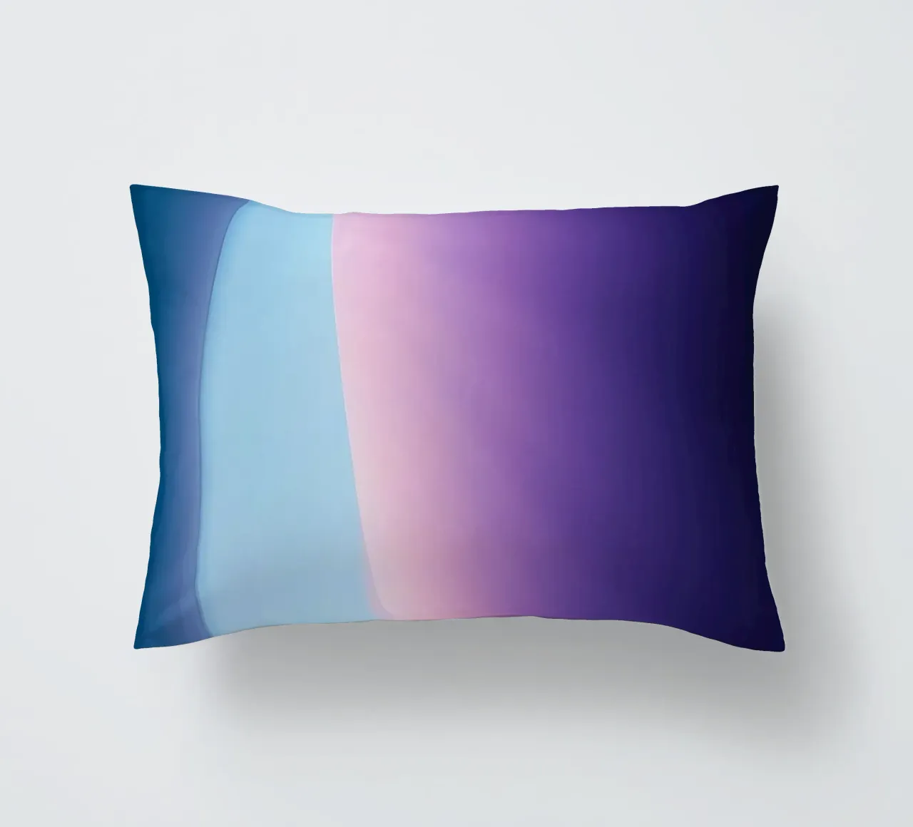 Vibrant abstract design featuring soft gradients and light decorative cushion by DesignDoodle