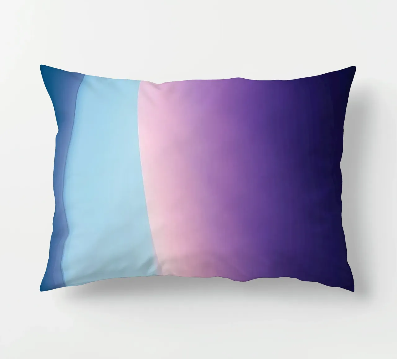 Vibrant abstract design featuring soft gradients and light decorative cushion by DesignDoodle
