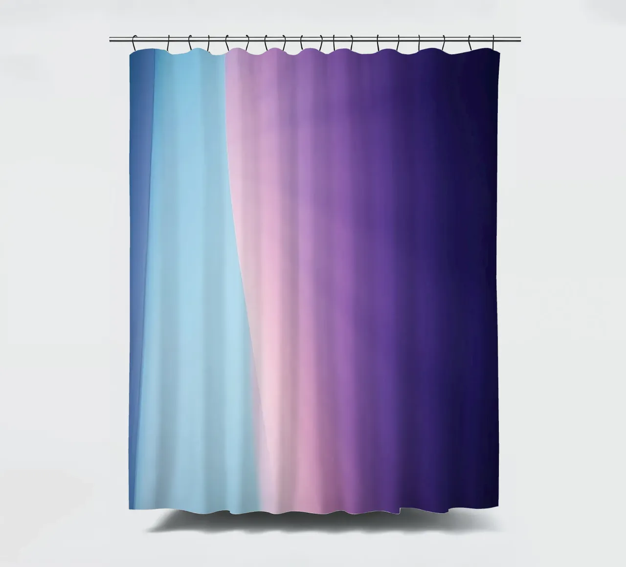 Levendig abstract ontwerp met zachte verlopen en licht douchegordijn van DesignDoodle