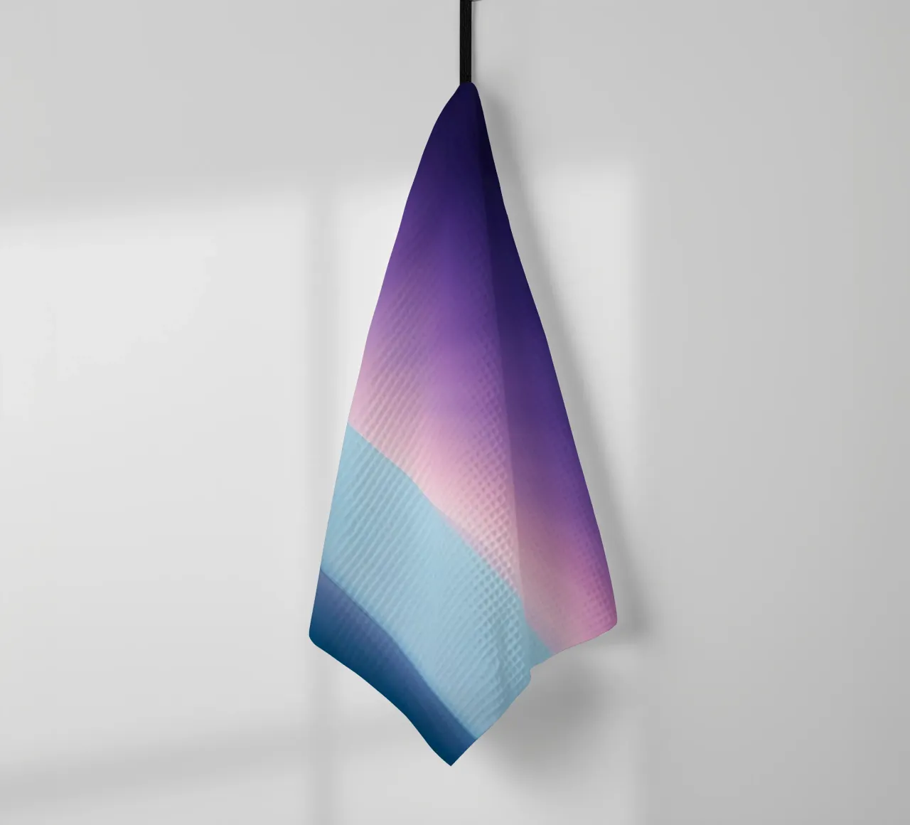 Levendig abstract ontwerp met zachte verlopen en licht theedoek van DesignDoodle