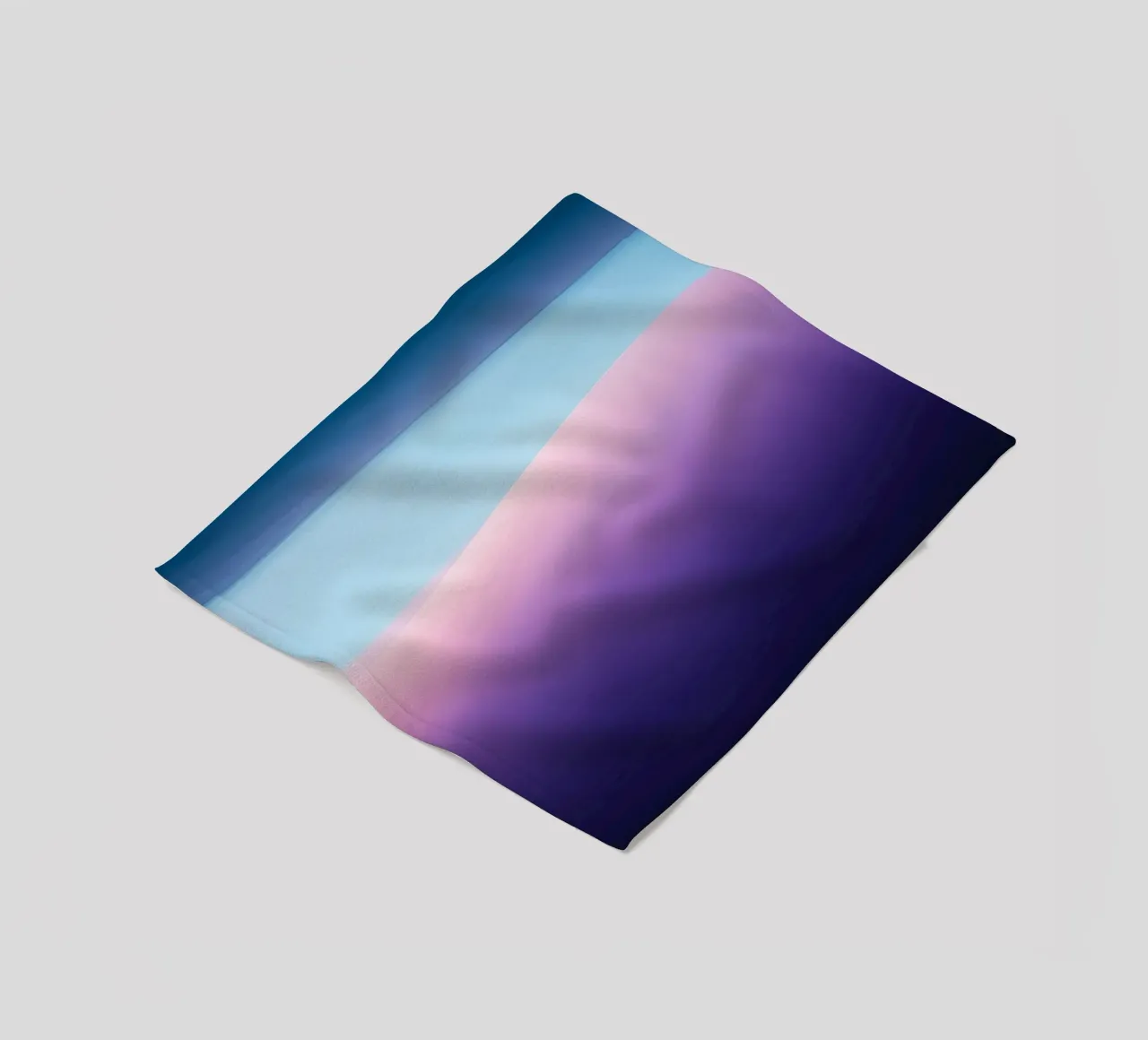 Vibrant abstract design featuring soft gradients and light fleece blanket by DesignDoodle