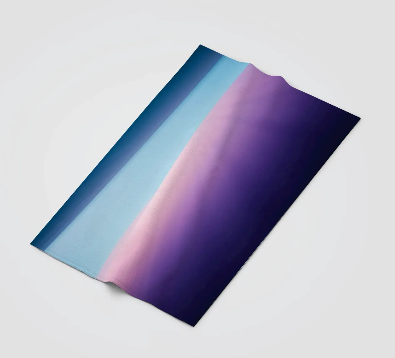 Vibrant abstract design featuring soft gradients and light fleece blanket by DesignDoodle