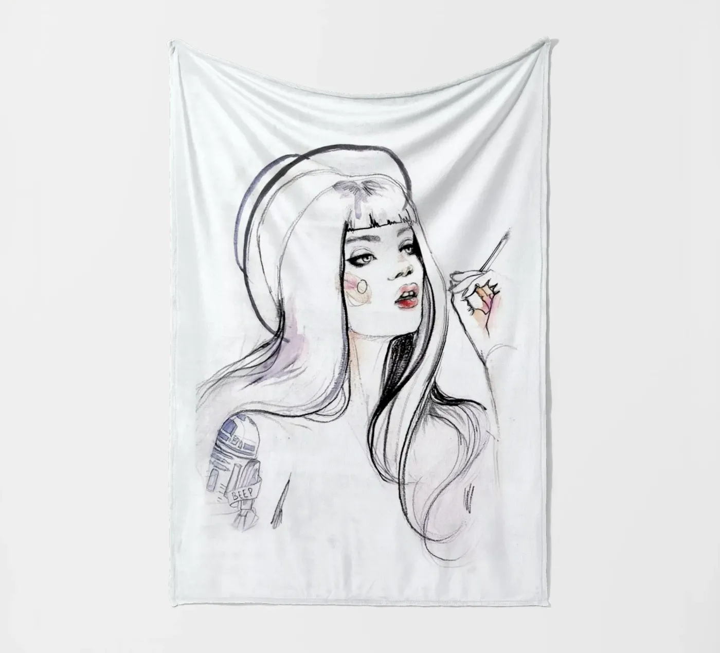 Beep fleecedeken van Ina Stanimirova