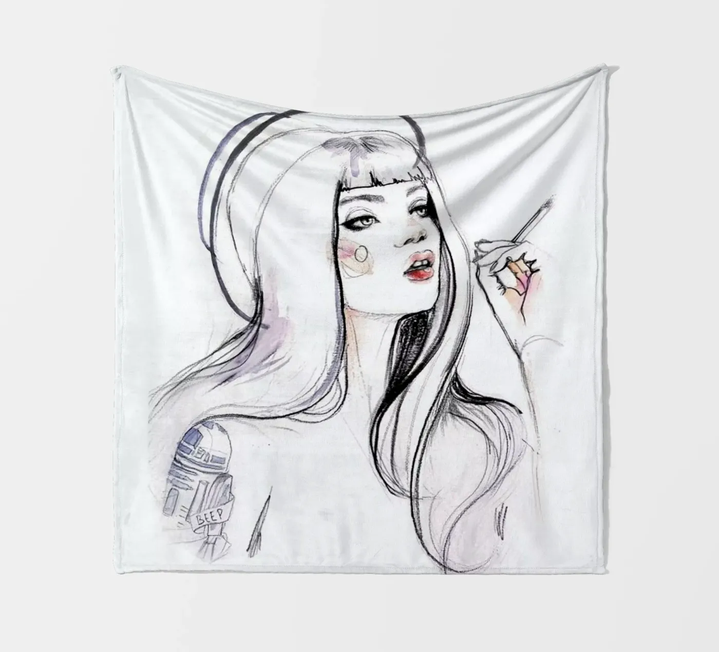 Beep fleecedeken van Ina Stanimirova