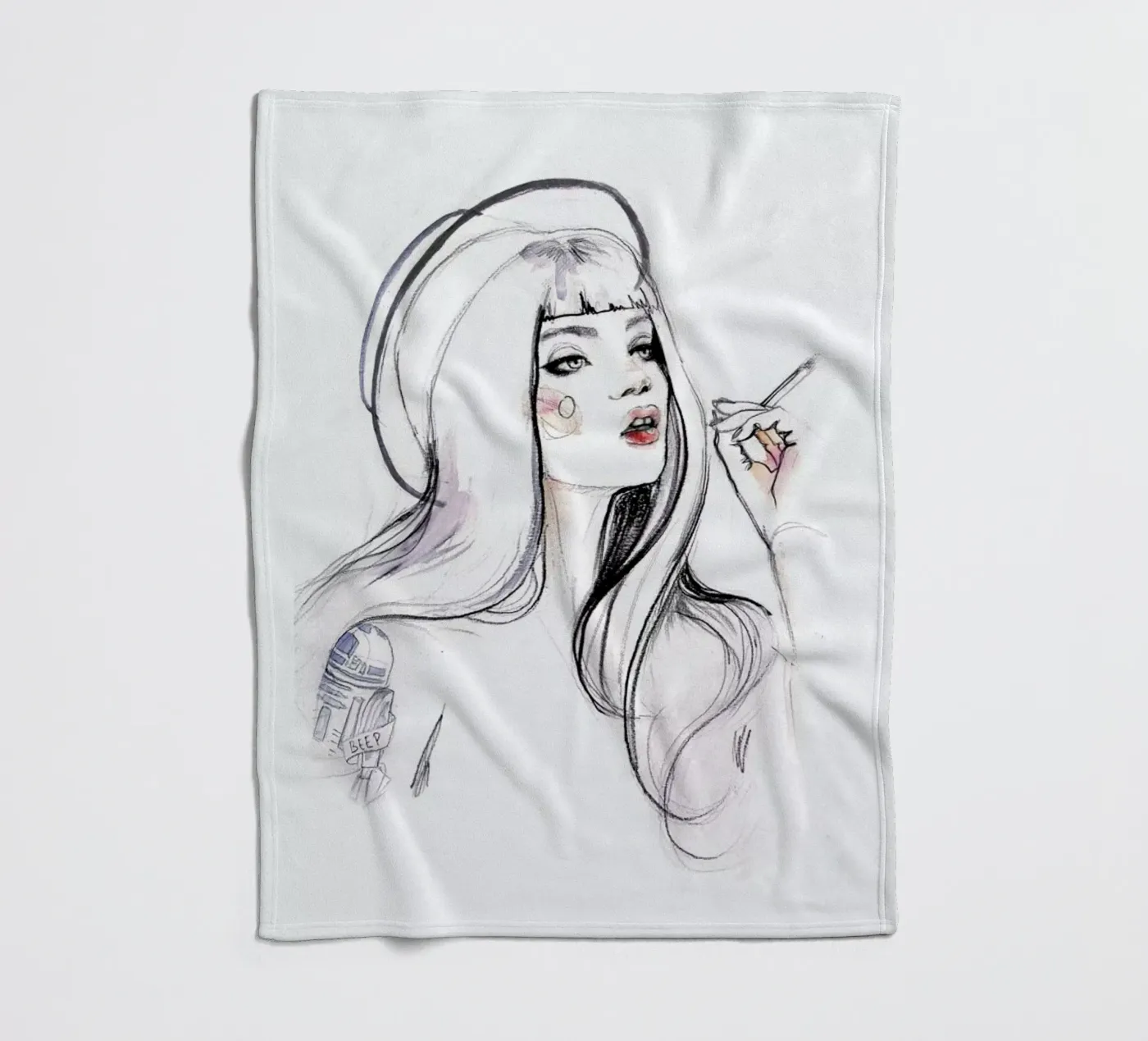 Beep fleecedeken van Ina Stanimirova