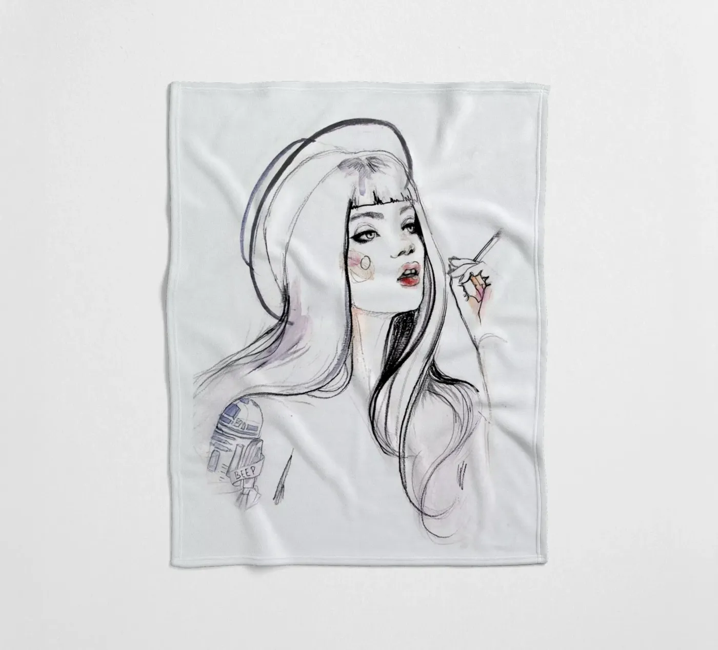 Beep fleecedeken van Ina Stanimirova