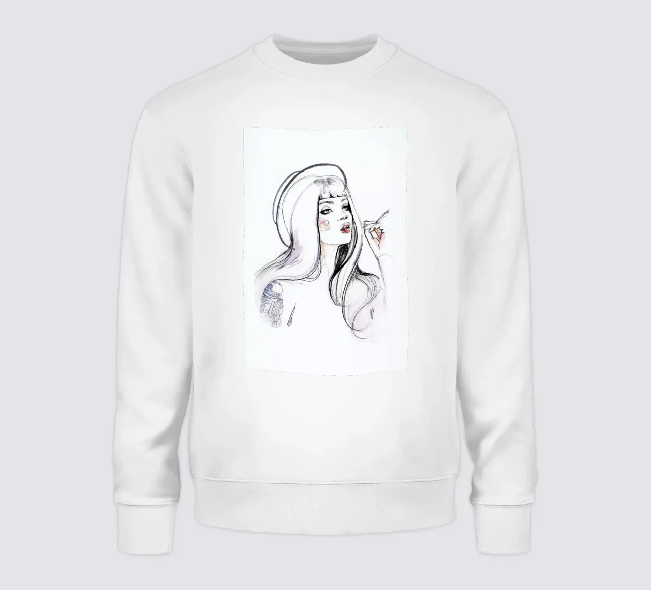 Beep sweatshirt by Ina Stanimirova