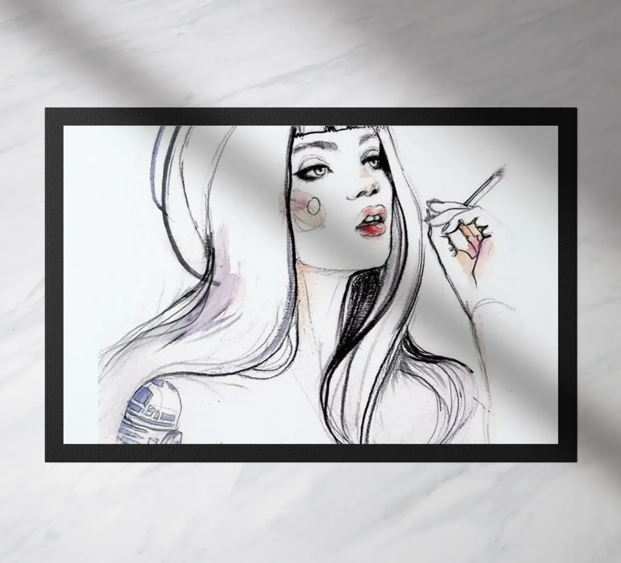 Beep doormat by Ina Stanimirova