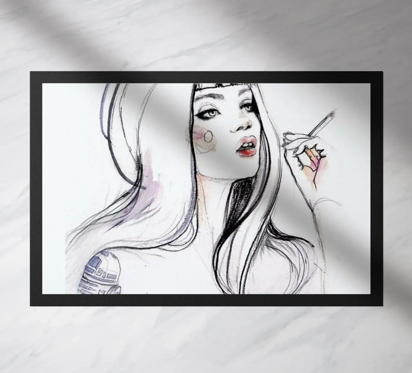 Beep doormat by Ina Stanimirova