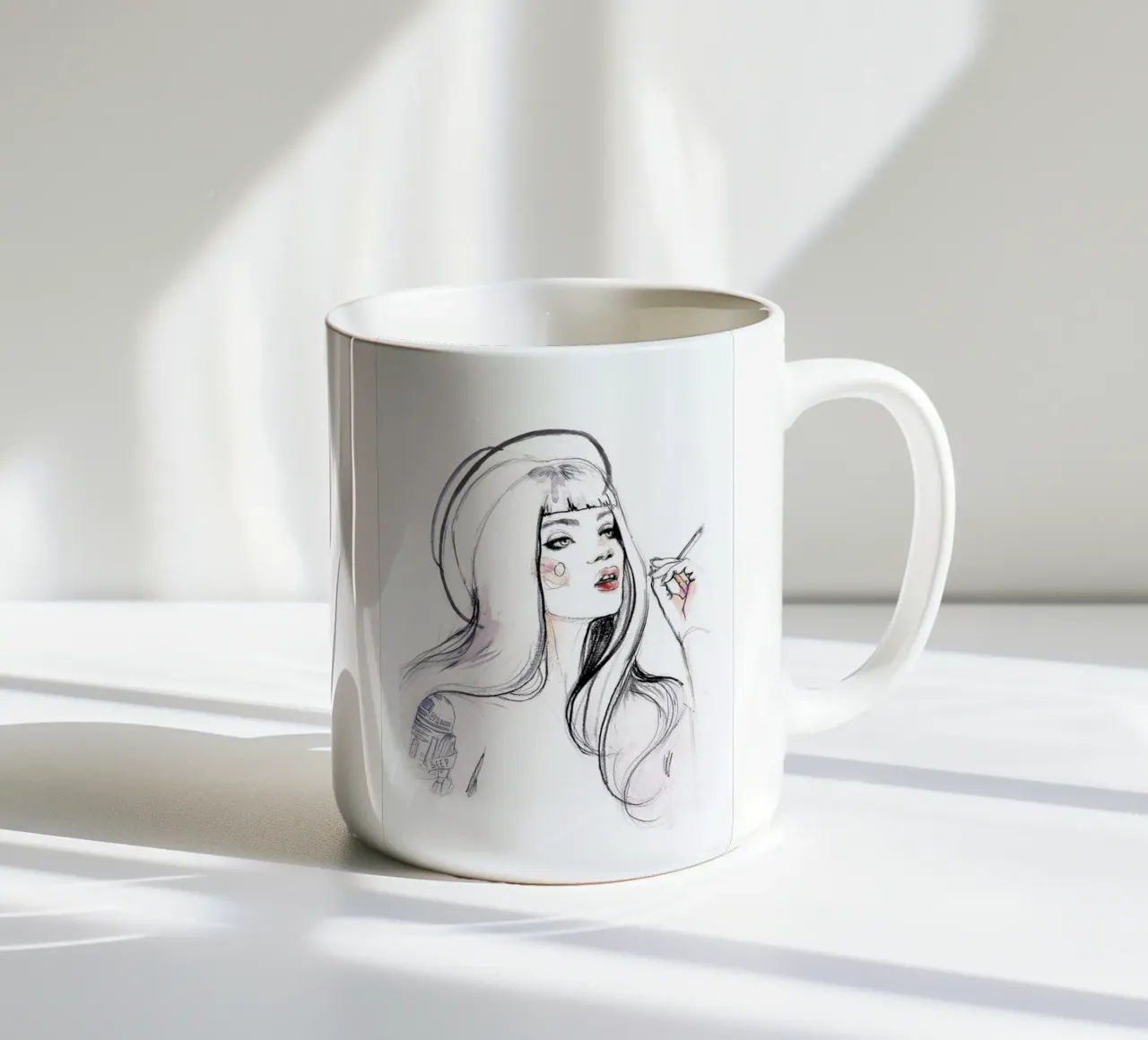 Beep tazza in ceramica da Ina Stanimirova
