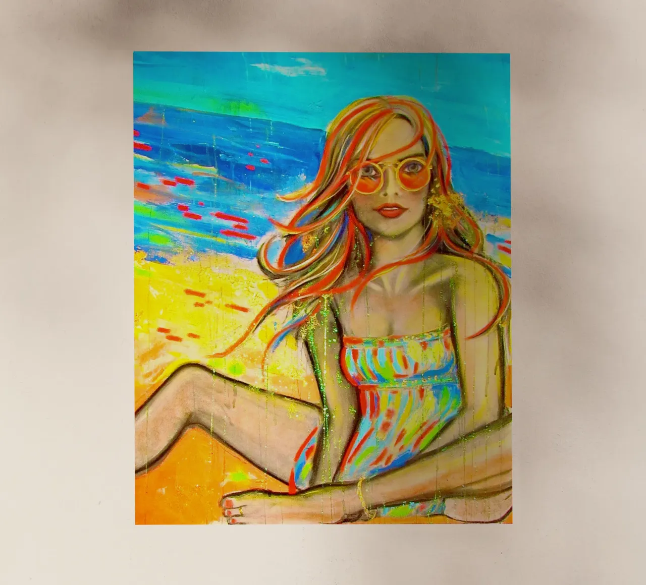 On the Beach pellicola backlit da Happy 😃 Art 🎨 by Christine Schnoell