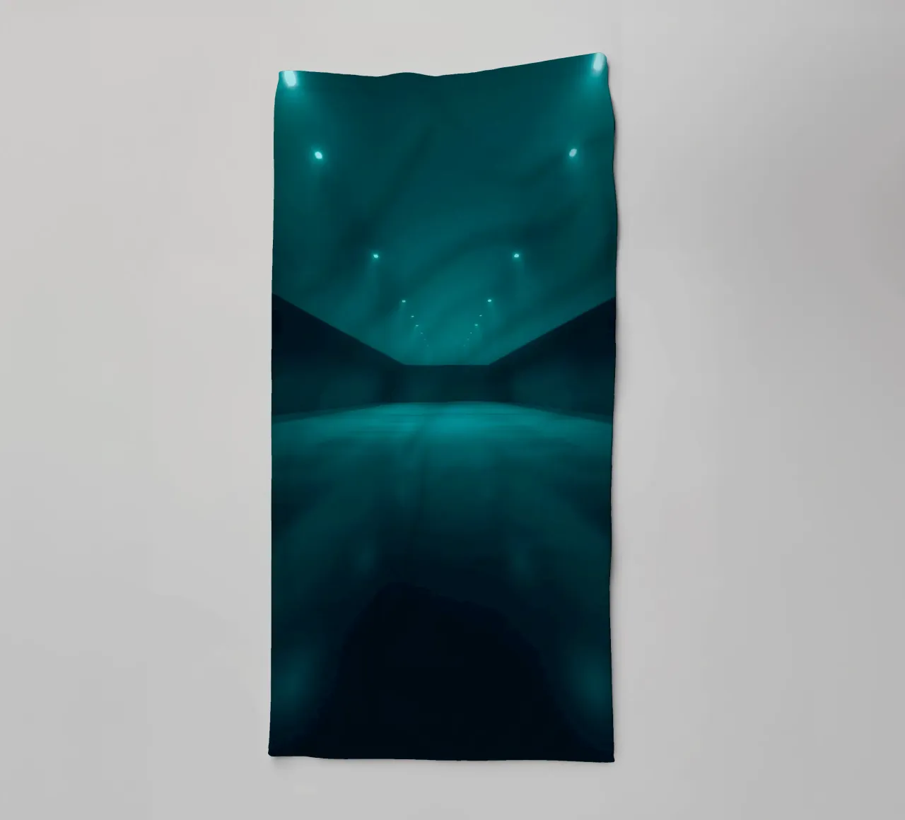 Lebendiger abstrakter Hintergrund mit einem ruhigen Raum Handtuch von DesignDoodle