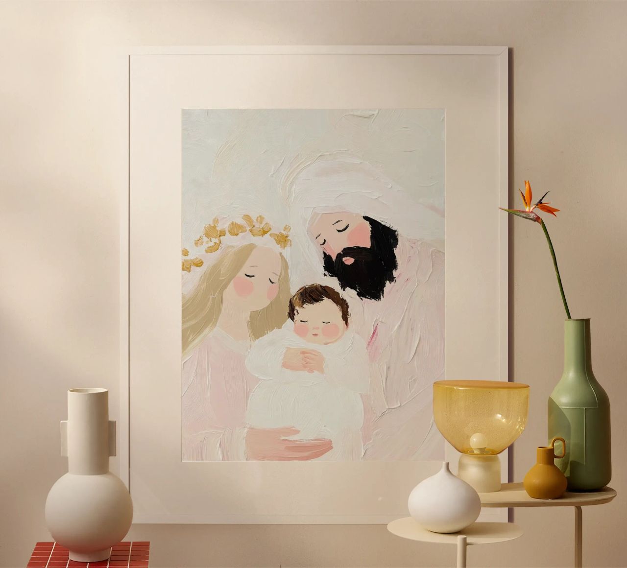 Impression moderne pour chambre d'enfant, art mural abstrait, décoration de salle de jeux poster de Little Lila