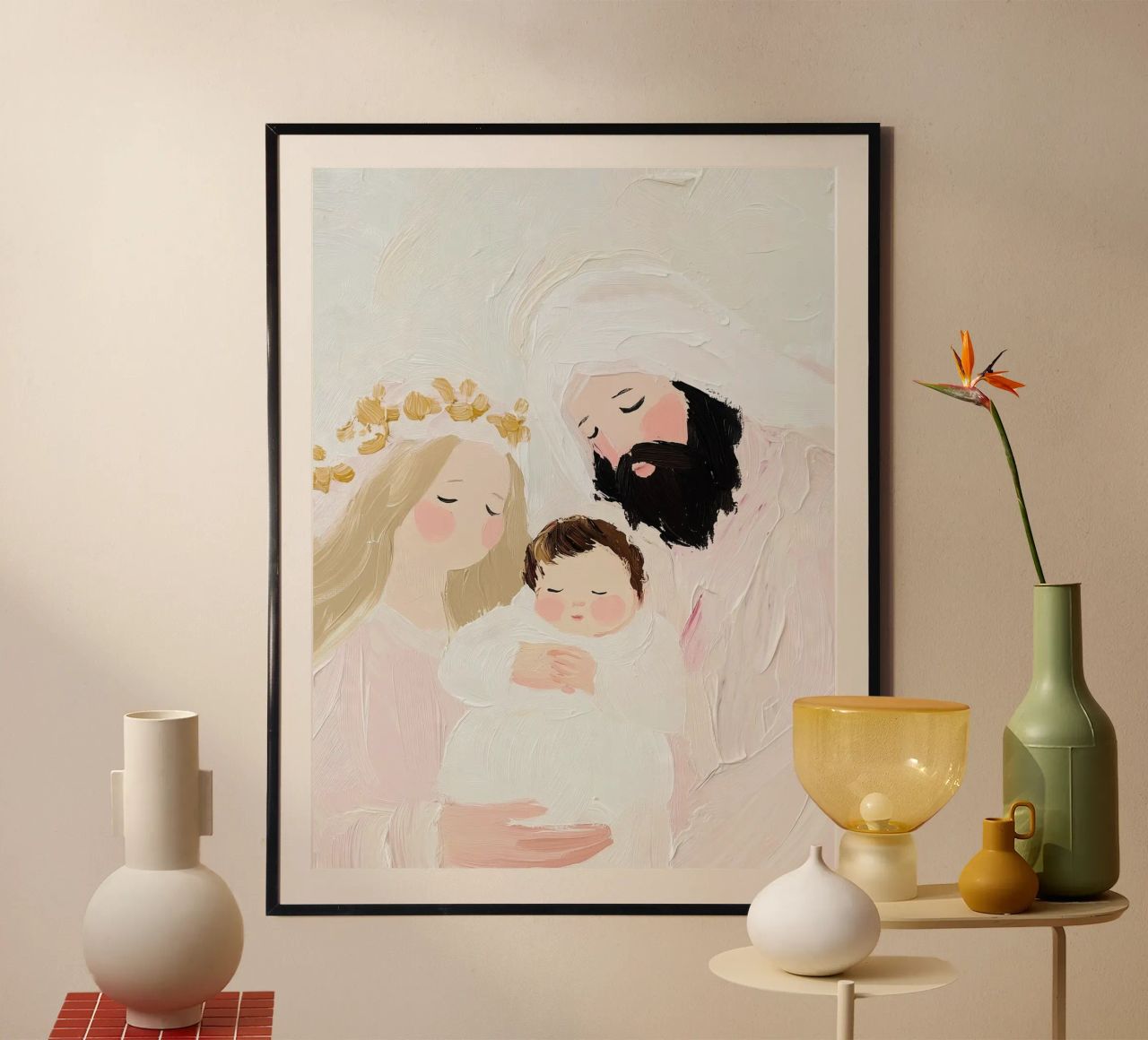 Impression moderne pour chambre d'enfant, art mural abstrait, décoration de salle de jeux poster de Little Lila