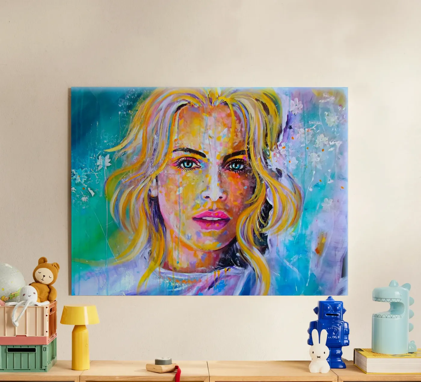 Frühling plexiglass da Happy 😃 Art 🎨 by Christine Schnoell