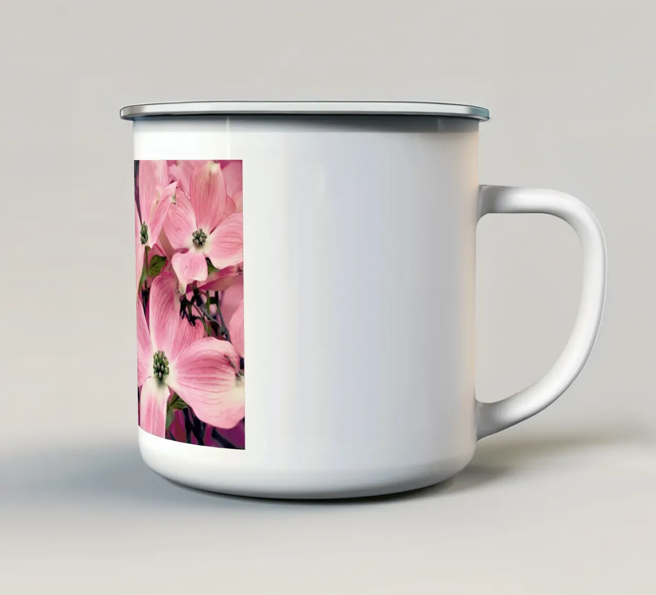 Pink tazza in smalto da Robin Delean