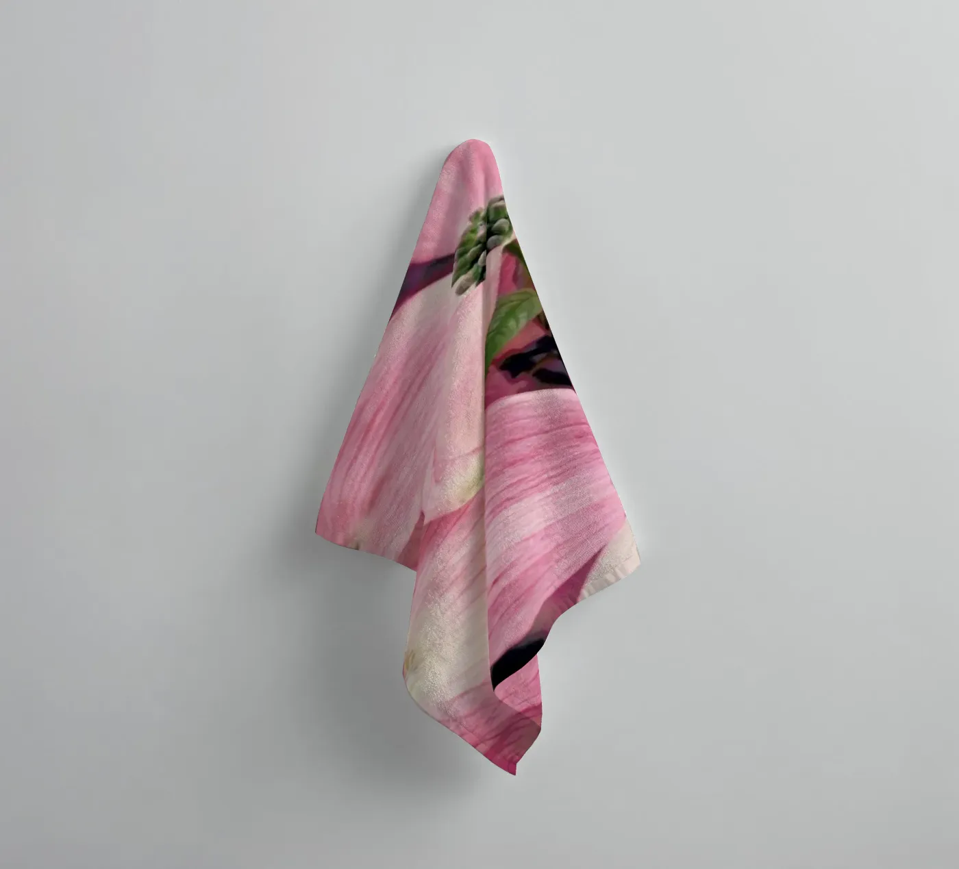 Pink towel by Robin Delean