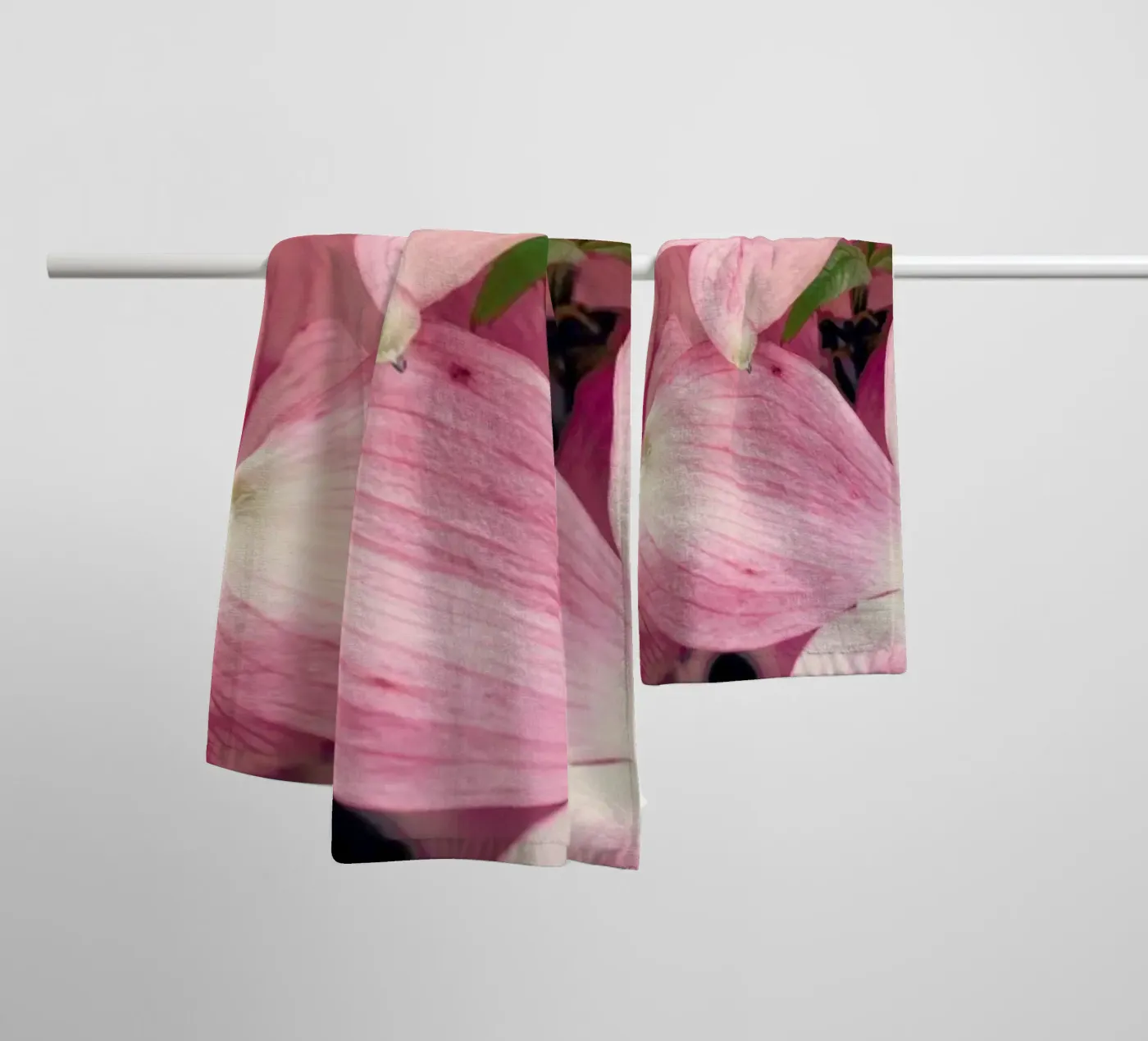 Pink towel by Robin Delean