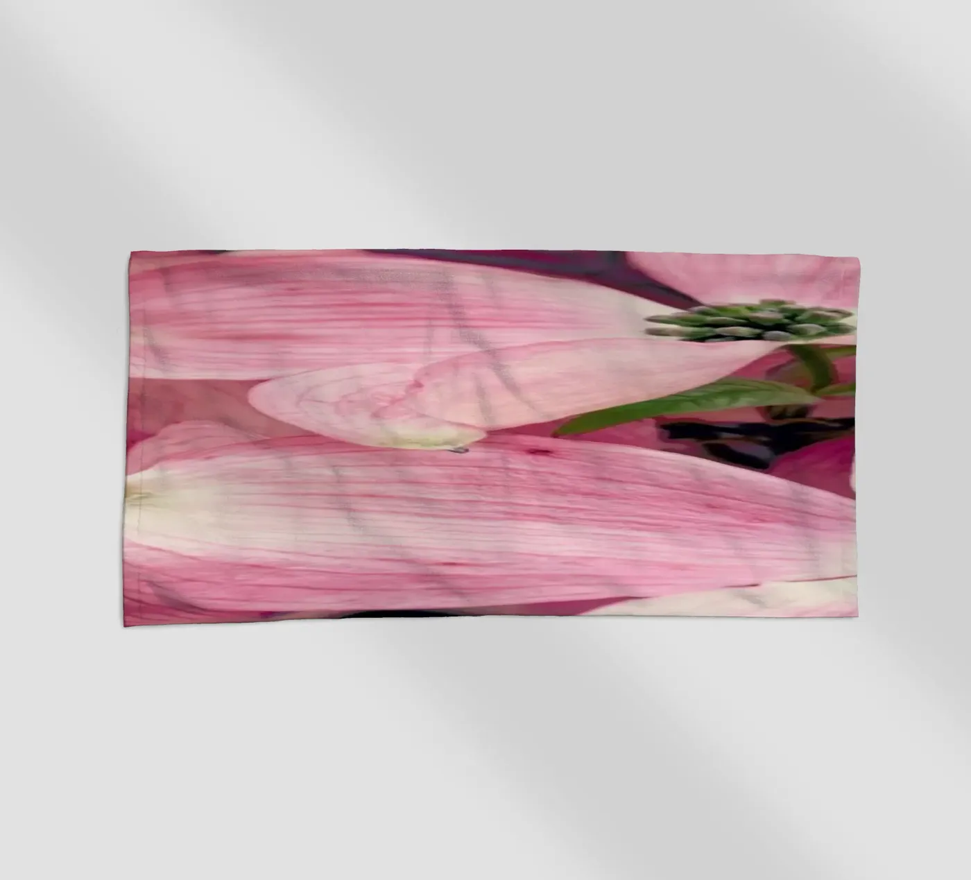 Pink beach towel by Robin Delean