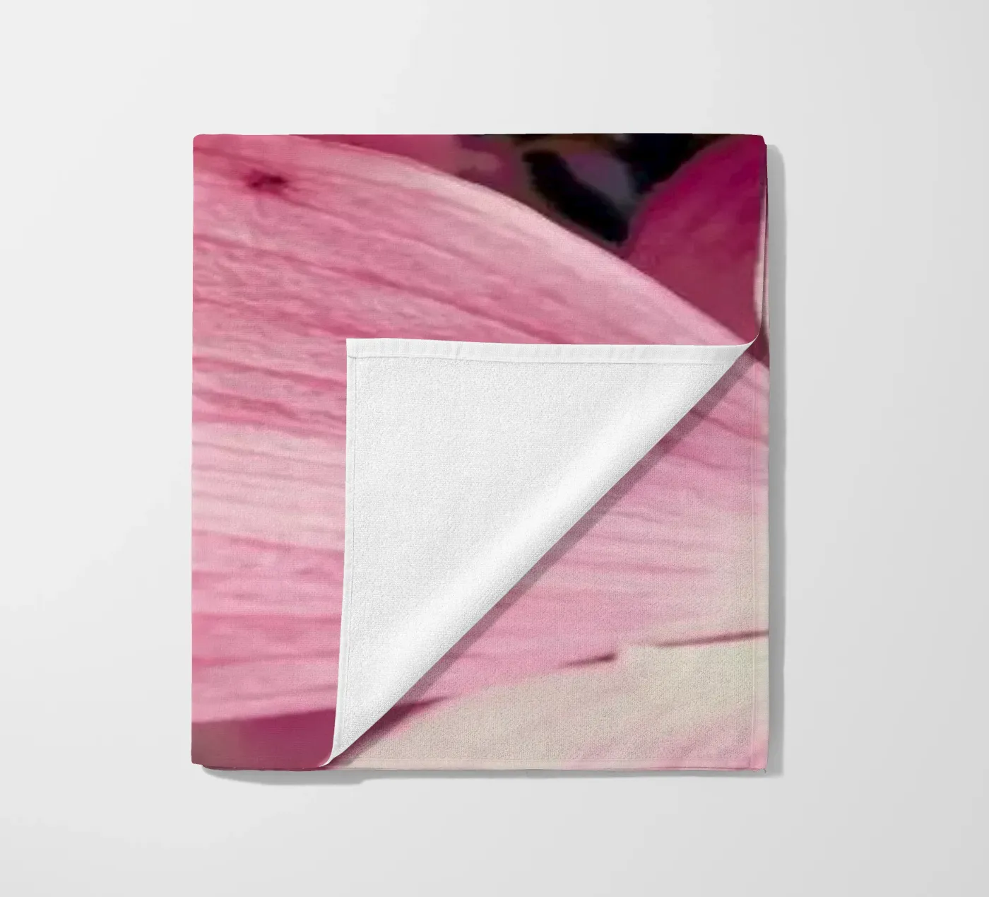 Pink beach towel by Robin Delean