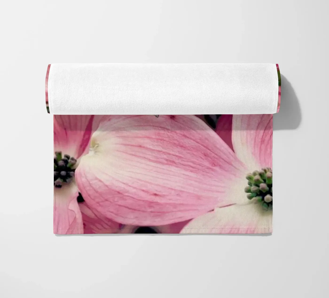 Pink beach towel by Robin Delean