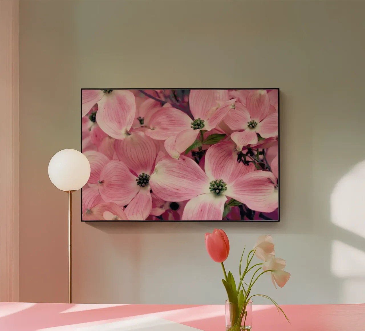 Pink Acryl-Glas von Robin Delean