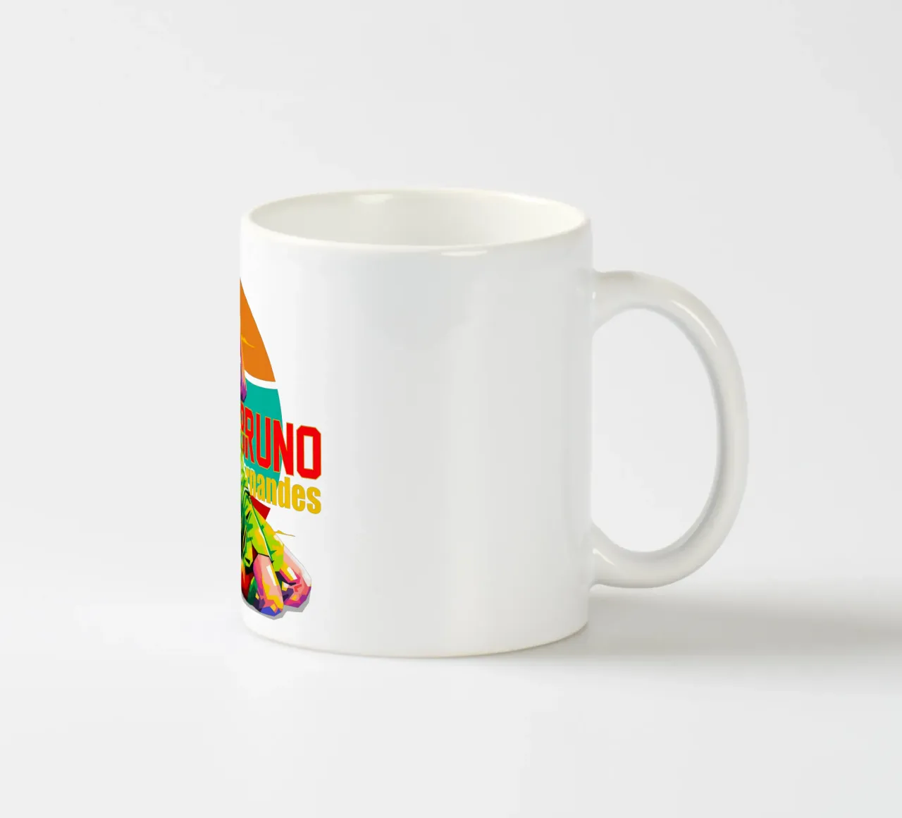 Bruno Fernandes tazza in ceramica da WPAP MALANG