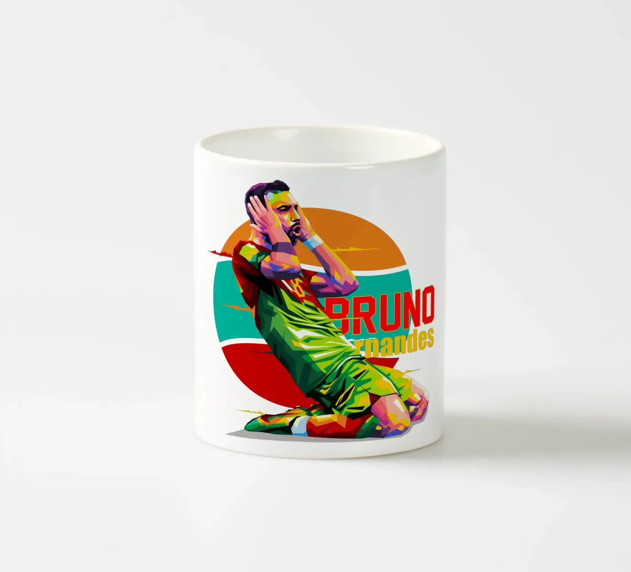 Bruno Fernandes tazza in ceramica da WPAP MALANG