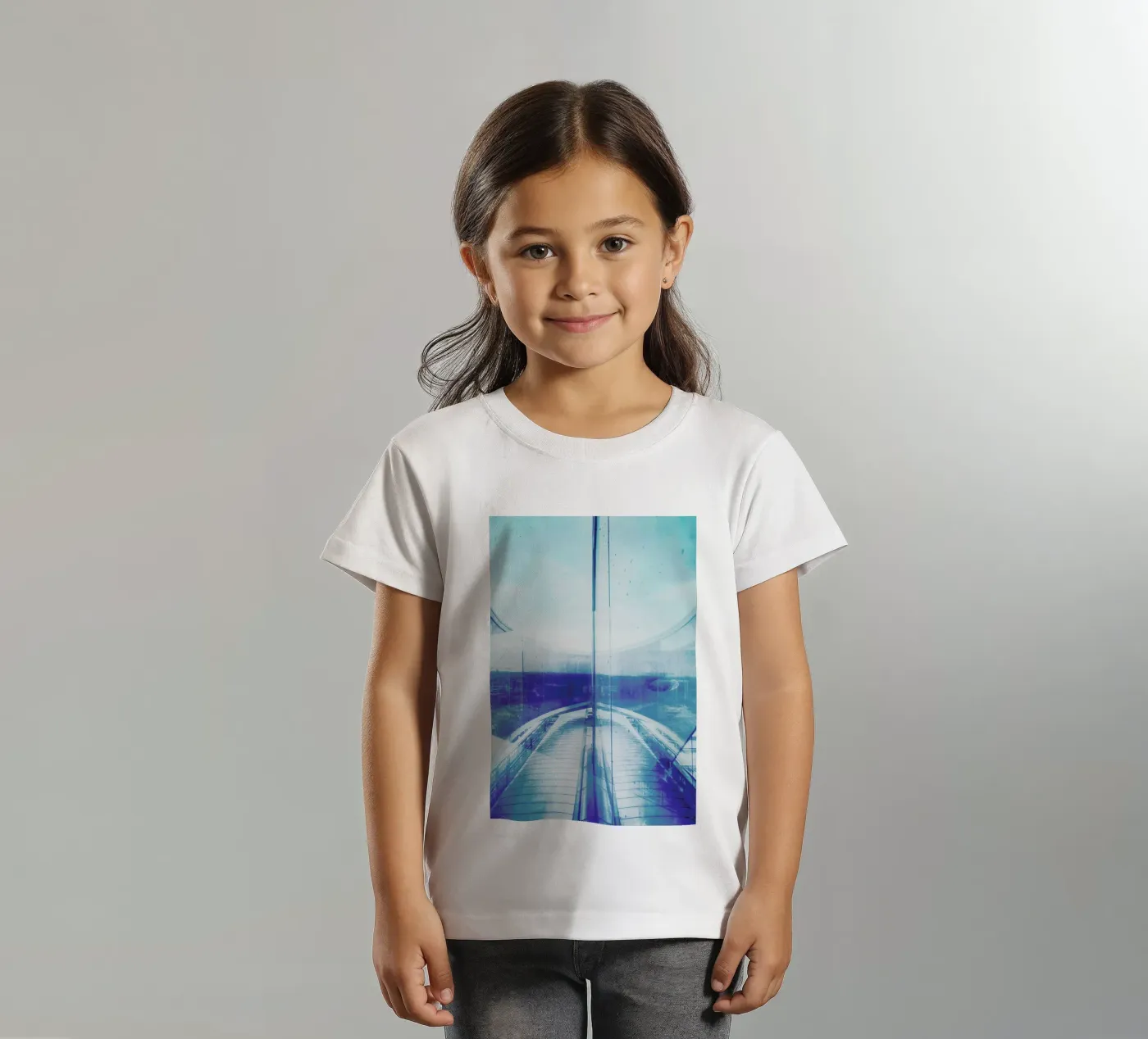Reflection Blue t-shirt bambini da Sattrup & Høst