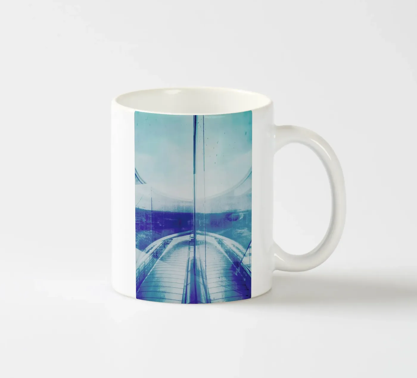 Reflection Blue ceramic mug by Sattrup & Høst