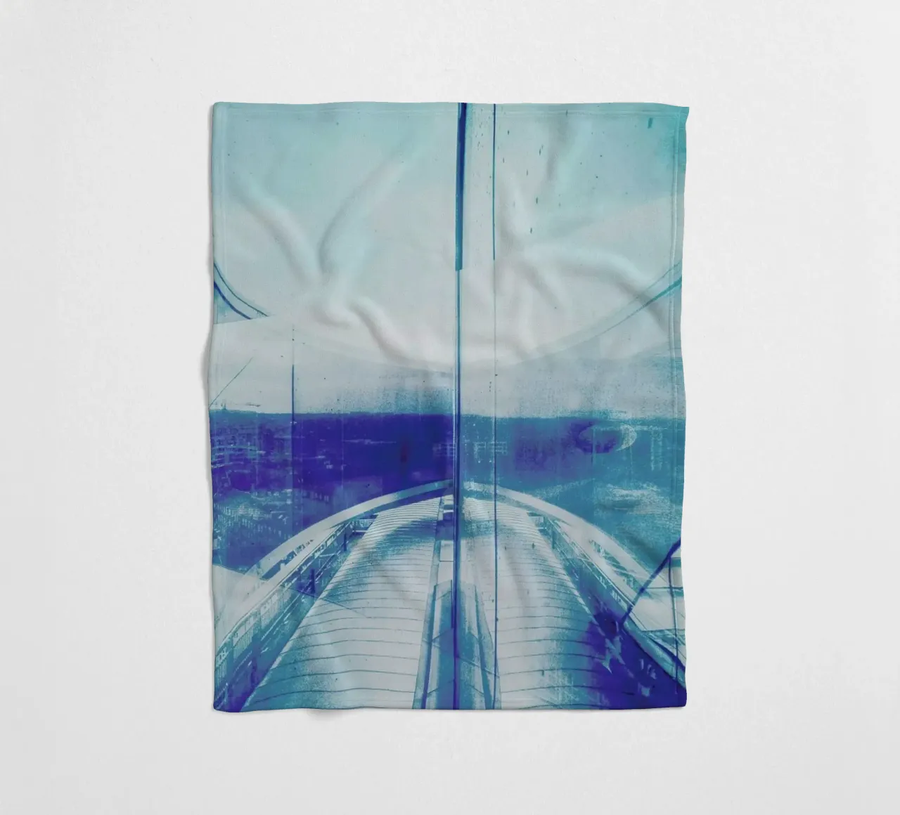 Reflection Blue Fleecedecke von Sattrup & Høst