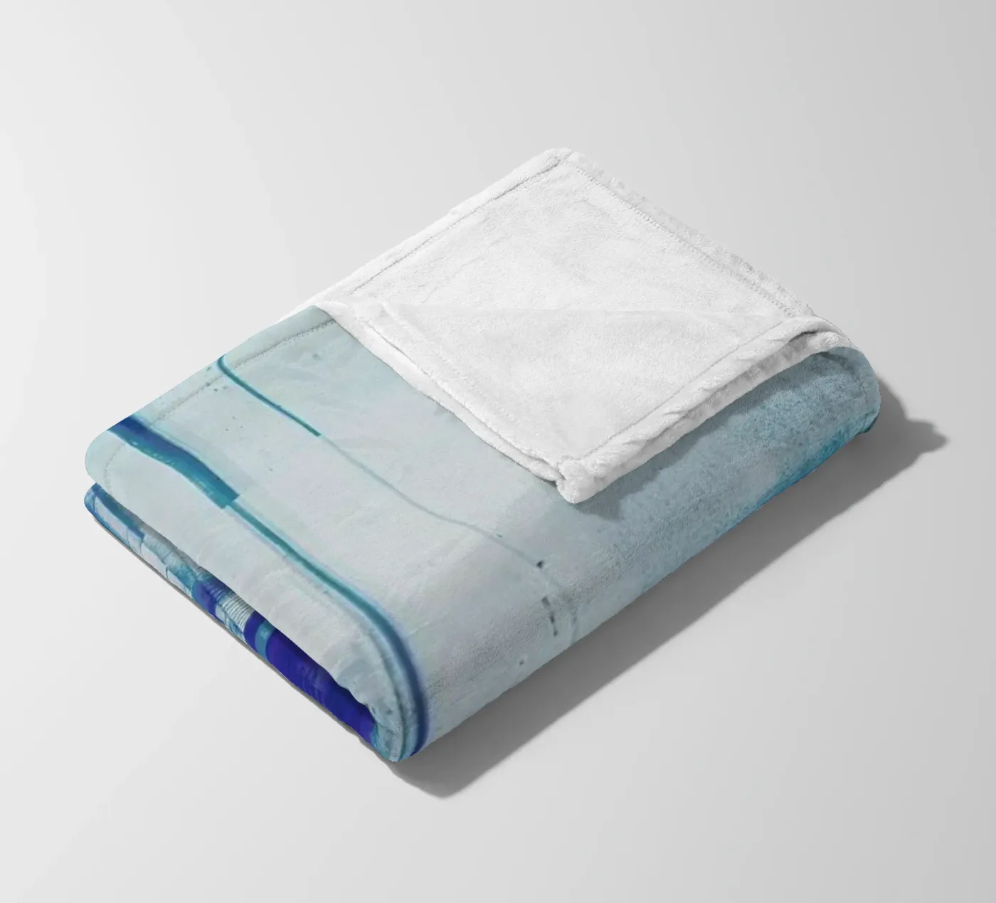 Reflection Blue fleecedeken van Sattrup & Høst