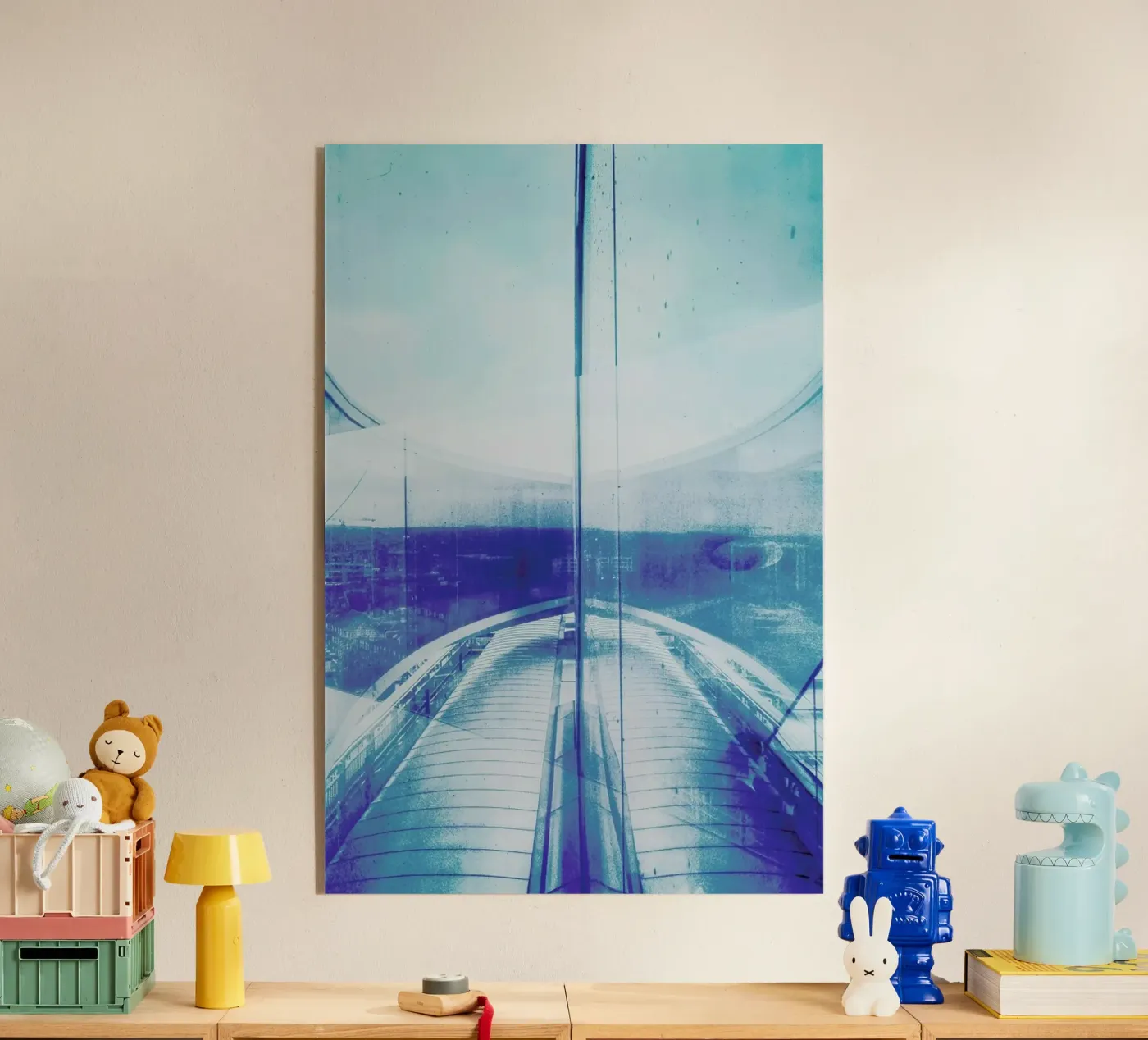 Reflection Blue acryl van Sattrup & Høst