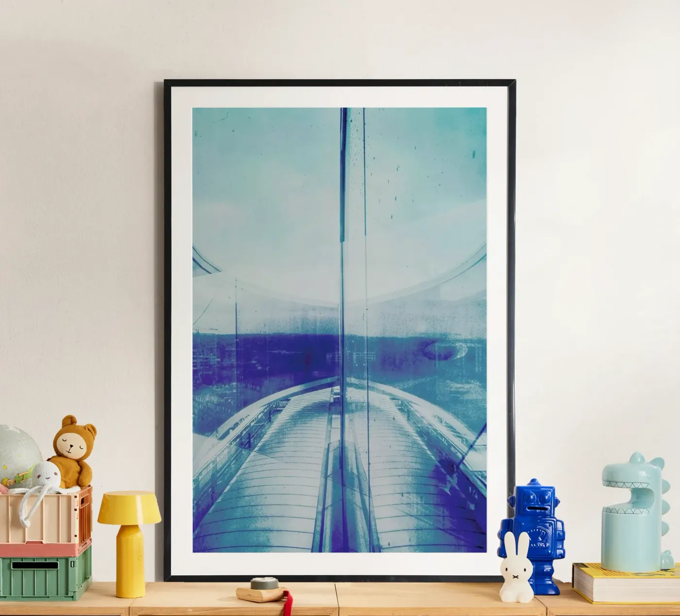 Reflection Blue Poster von Sattrup & Høst