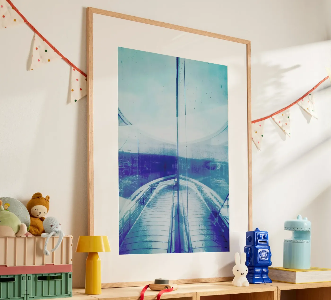 Reflection Blue Poster von Sattrup & Høst