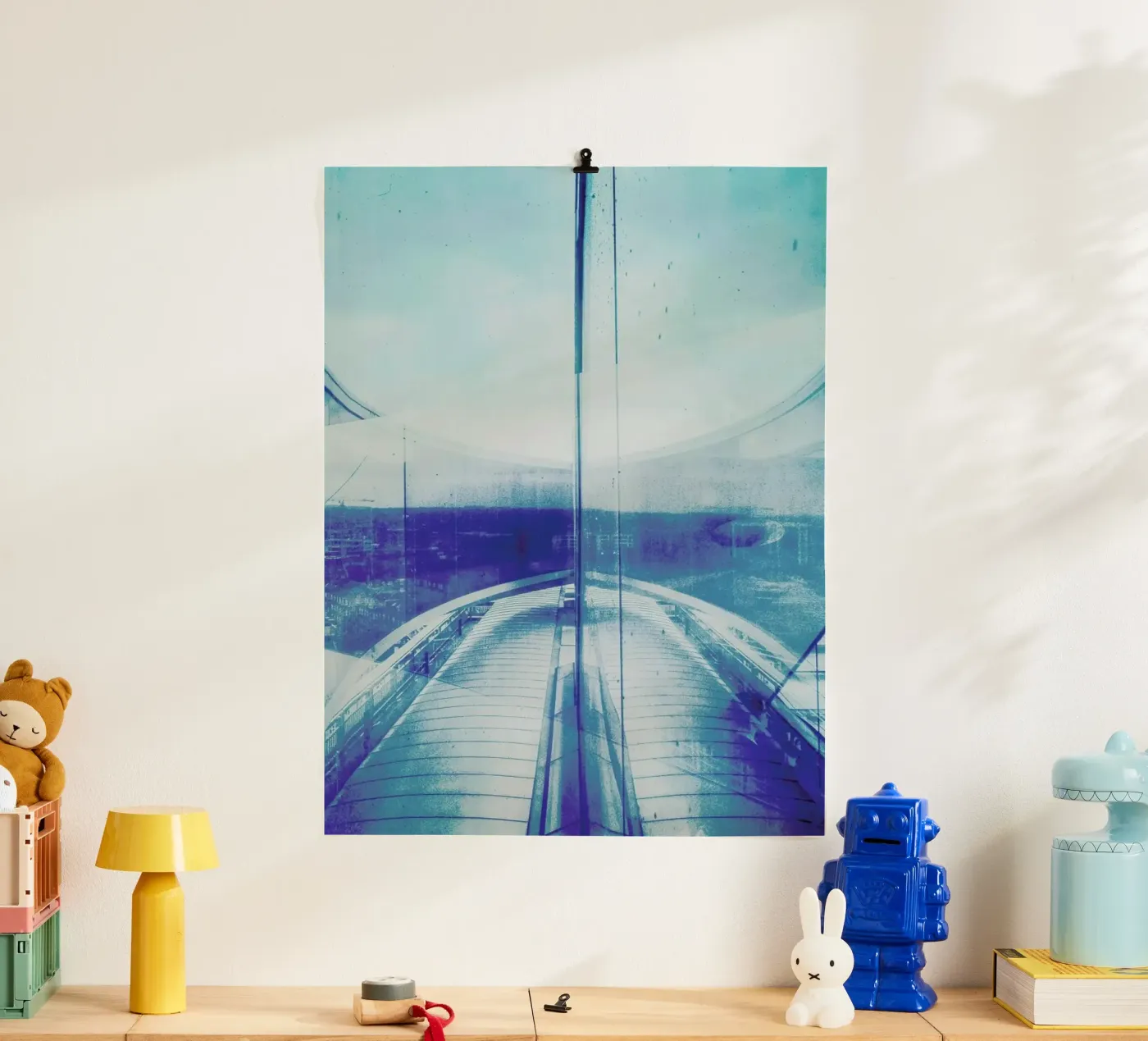 Reflection Blue Poster von Sattrup & Høst