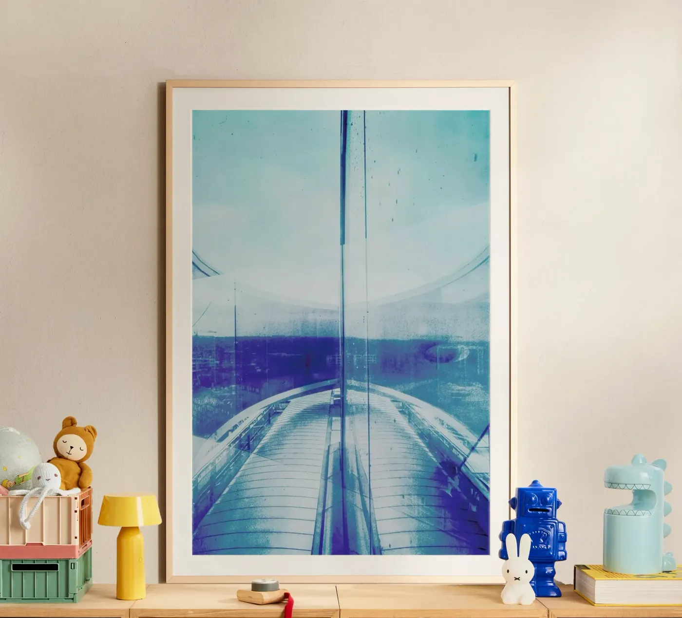 Reflection Blue Poster von Sattrup & Høst