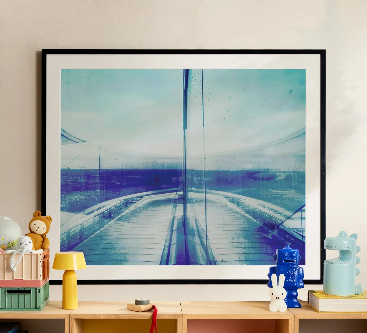 Reflection Blue poster van Sattrup & Høst