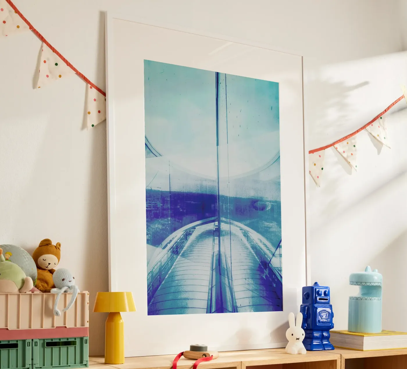 Reflection Blue Poster von Sattrup & Høst