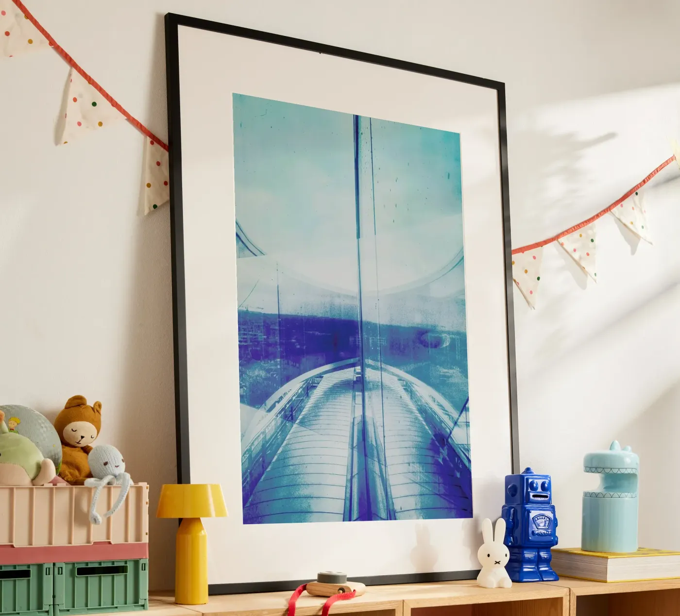 Reflection Blue Poster von Sattrup & Høst