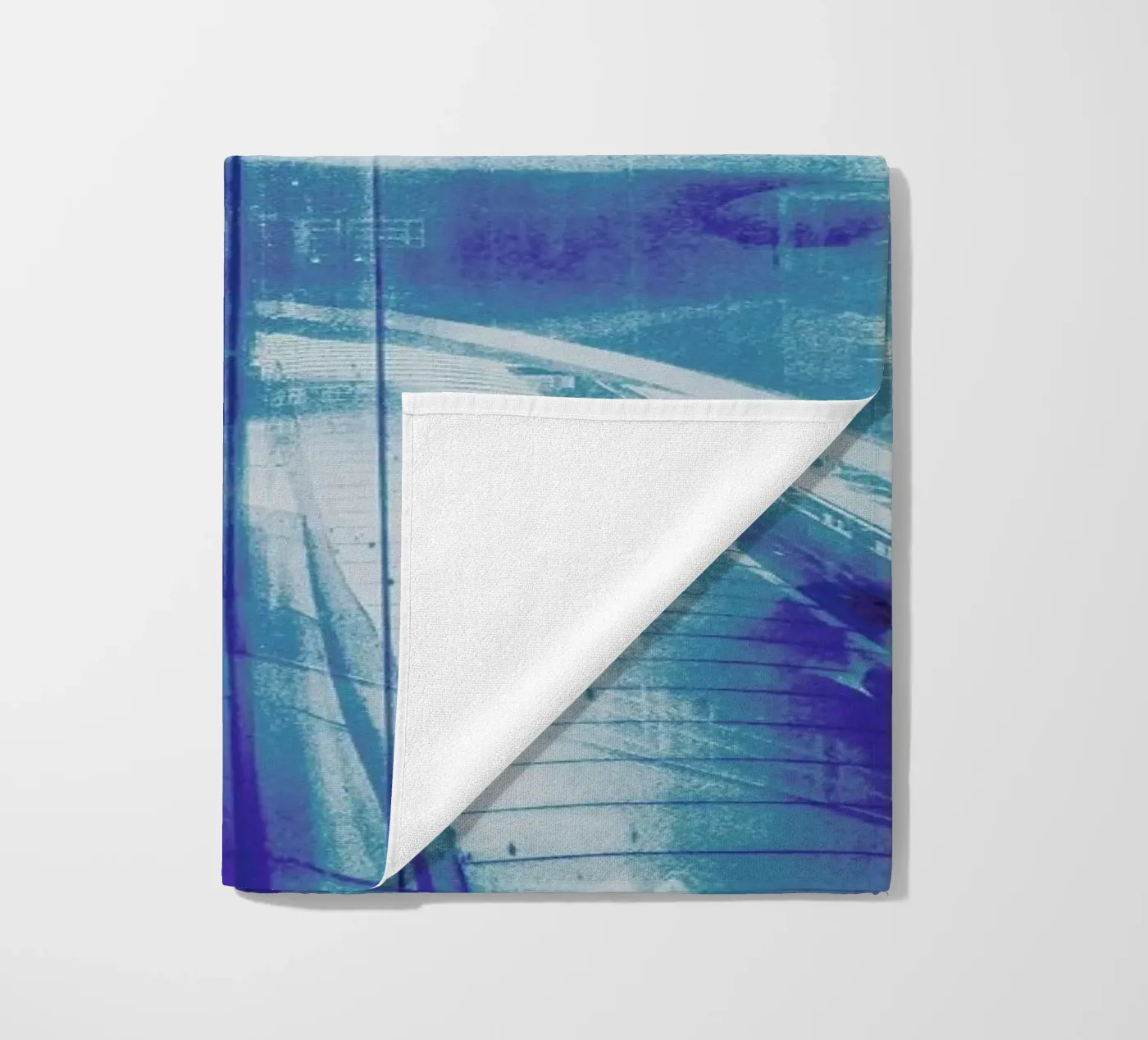 Reflection Blue beach towel by Sattrup & Høst