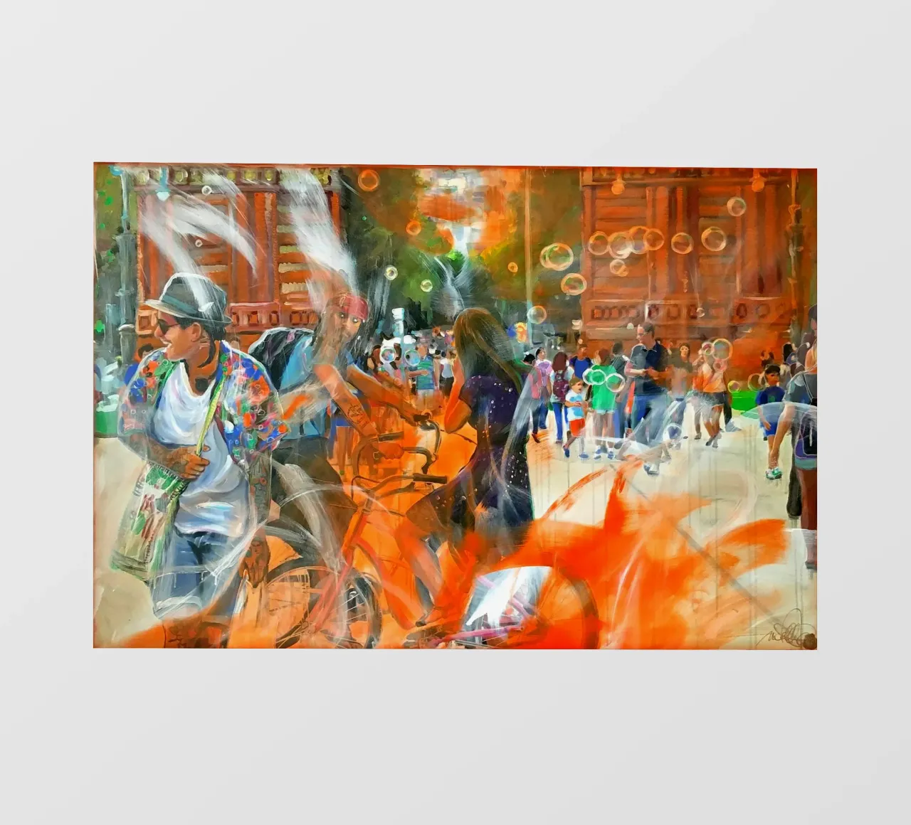 Barcelona telo in pvc da Happy 😃 Art 🎨 by Christine Schnoell