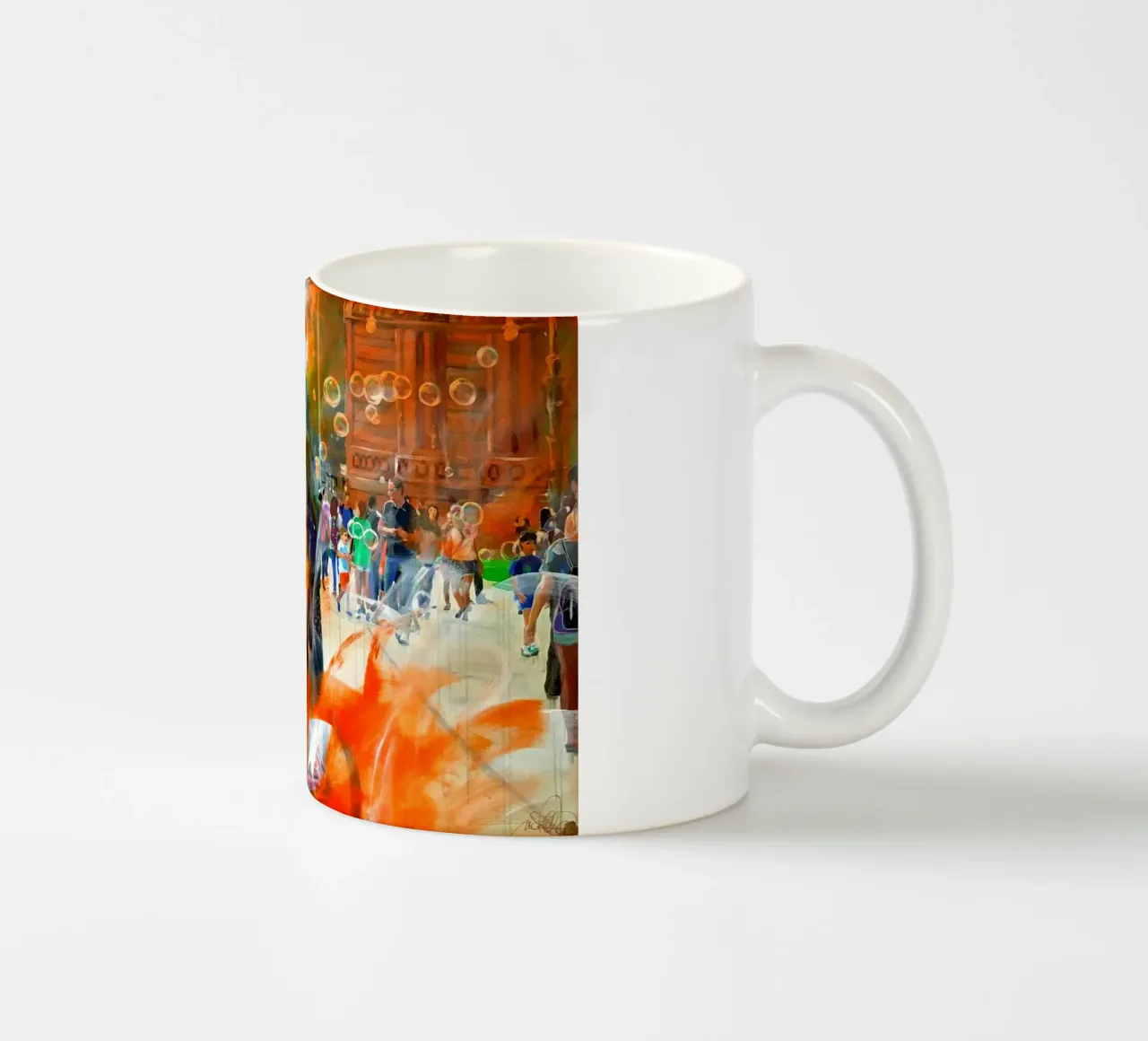 Barcelona tazza in ceramica da Happy 😃 Art 🎨 by Christine Schnoell