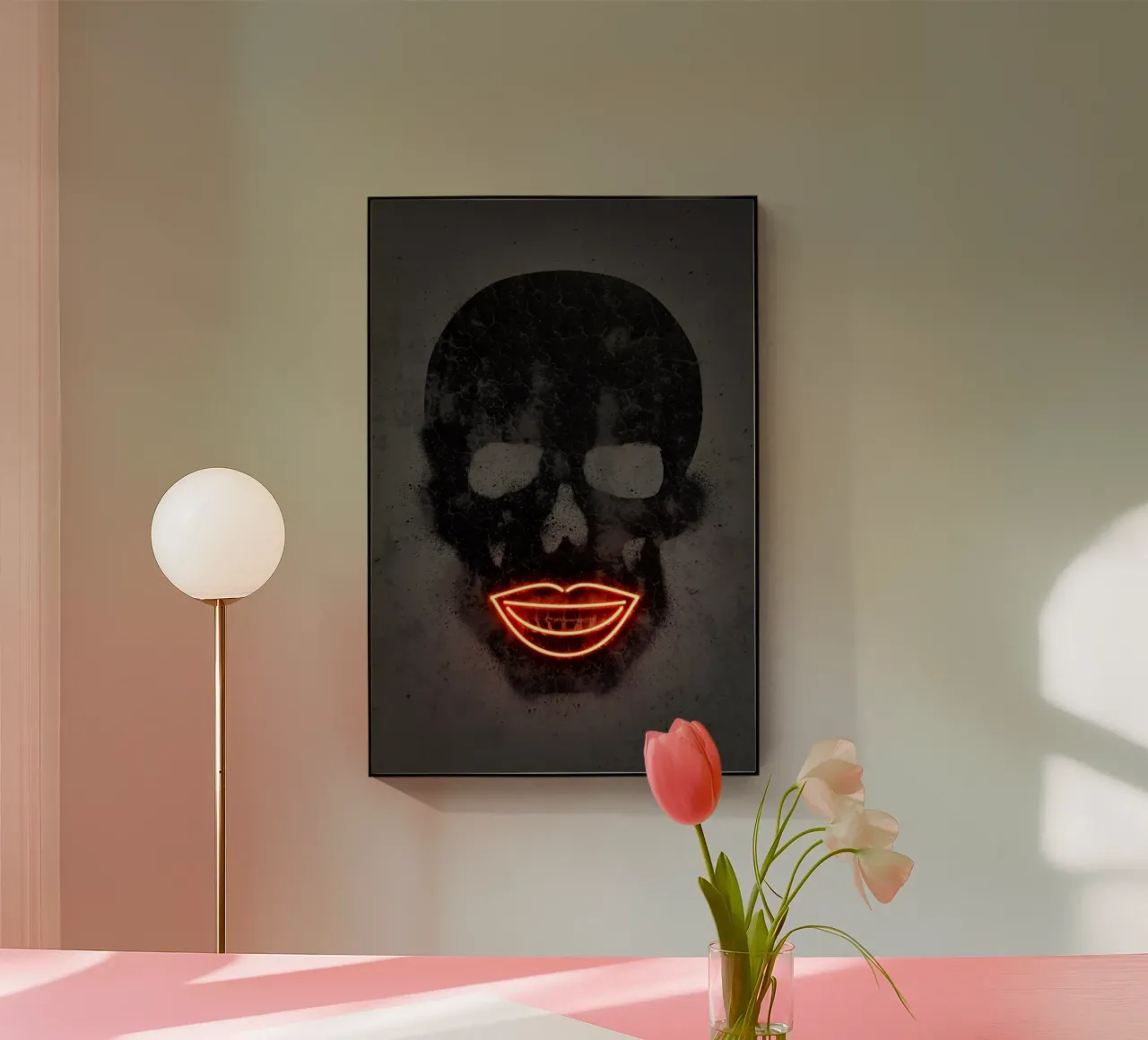 Skull plexiglass da Octavian