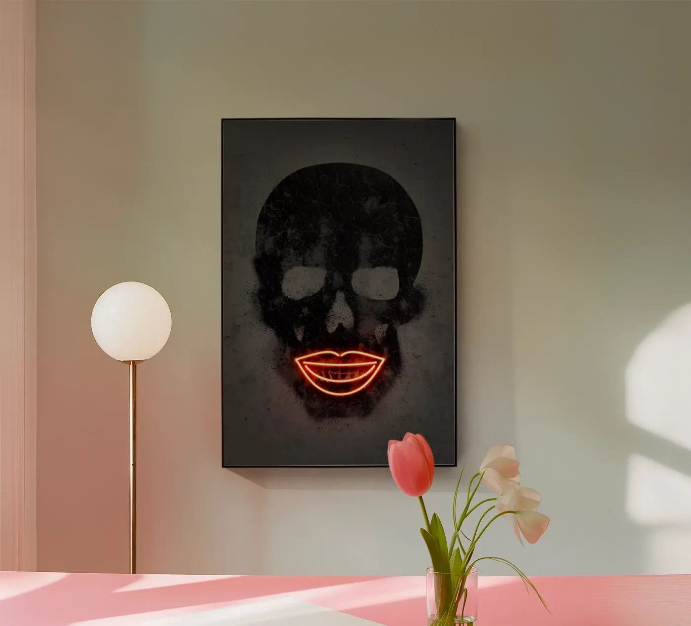 Skull plexiglass da Octavian